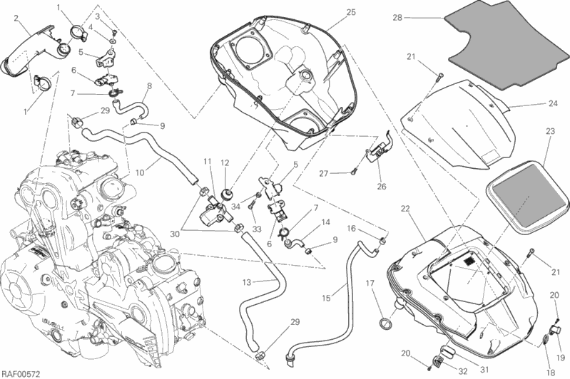 Alle Teile für das Aufnahme des Ducati Diavel Xdiavel S 1260 2016